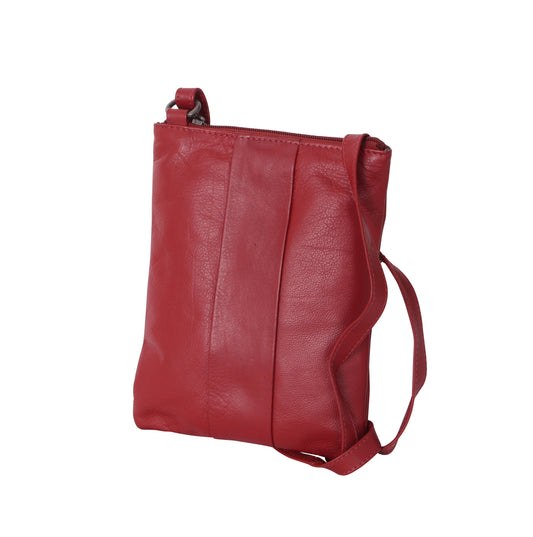 Zed Leather Crossbody Bag Red
