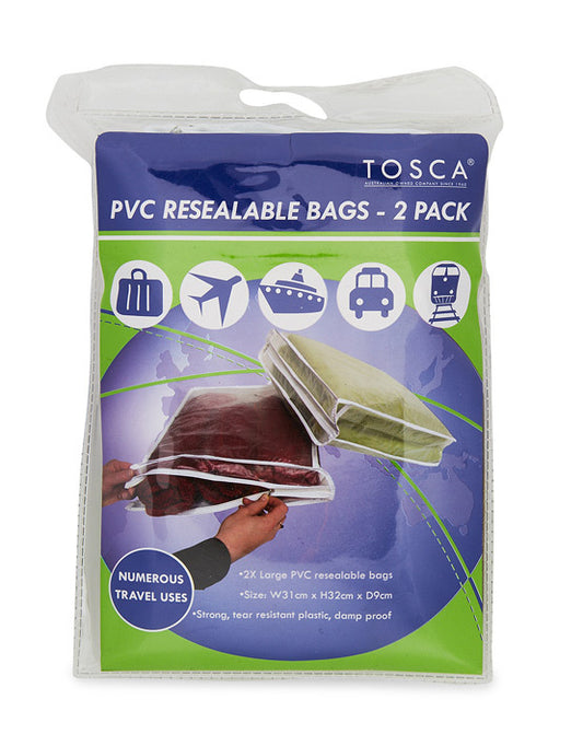 Tosca PVC Resealable Bags