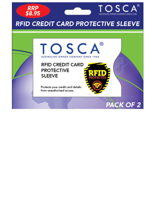 protective sleeve for credit card Tosca RFID Credit Card Protective Sleeve – Trents Bags