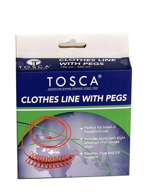 Tosca Clothesline with Pegs