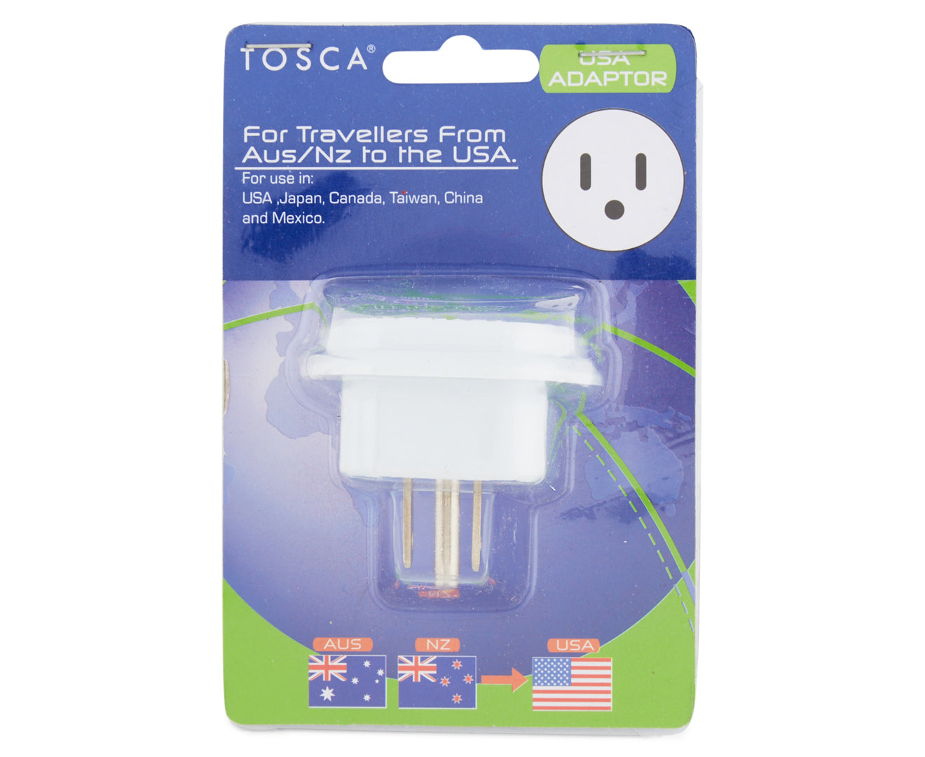 Tosca Aus/NZ to USA Travel Adaptor