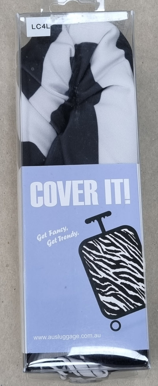 Cover It! Large Suitcase Cover - Zebra design