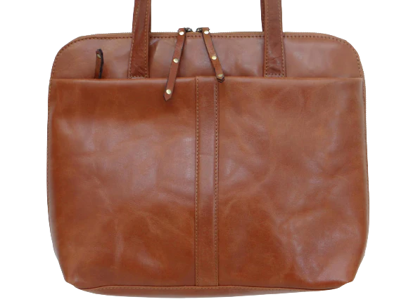 Business Leather Tote Tan or Black